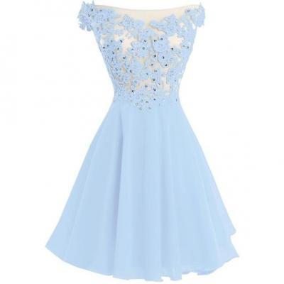 Charming Graduation Dress,Sleevelss Tulle Prom Dress,Sexy Graduation Dress,Blue Homecoming Dress,Short Prom Gown,High Quality Graduation Dresses,Wedding Guest Prom Gowns, Formal Occasion Dresses,Formal Dress
