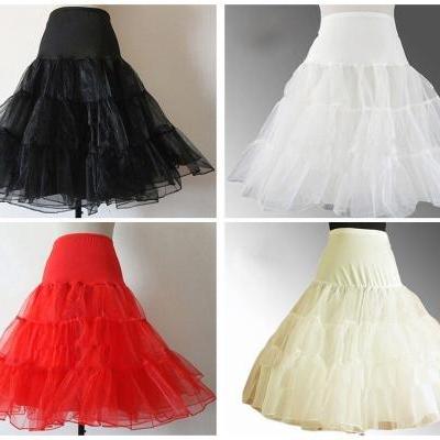 New Petticoat ,Crinoline Underskirt Tutu Short Petticoat , Bridal Wedding Dress Skirt Slip Petticoat 
