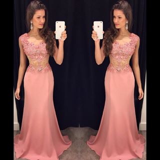 blush pink sexy dress