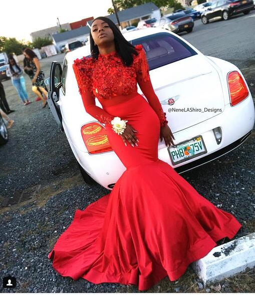 Red and Black Prom Dresses
