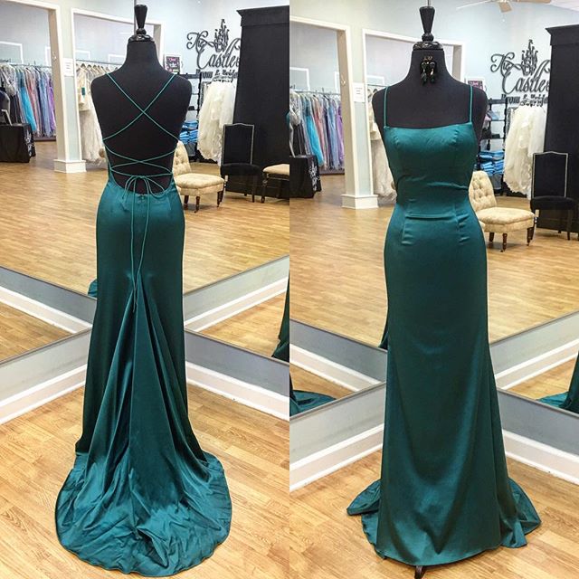 dark teal color dress