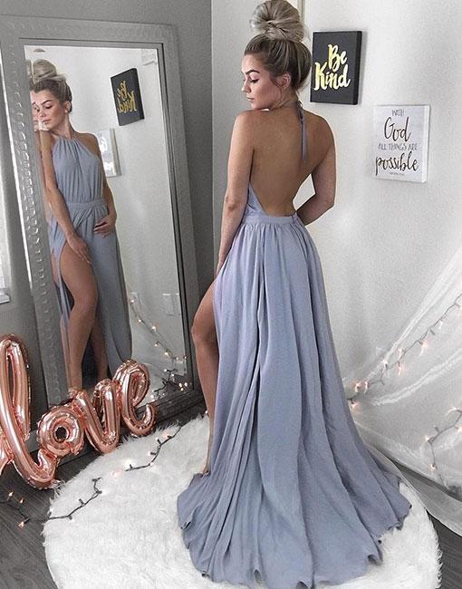 Simple A-line Formal Dresses