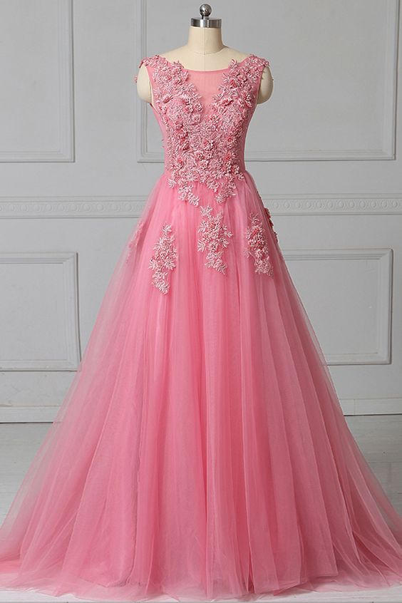 pink gowns for womens