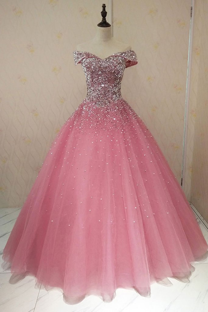 cheap pink prom dresses