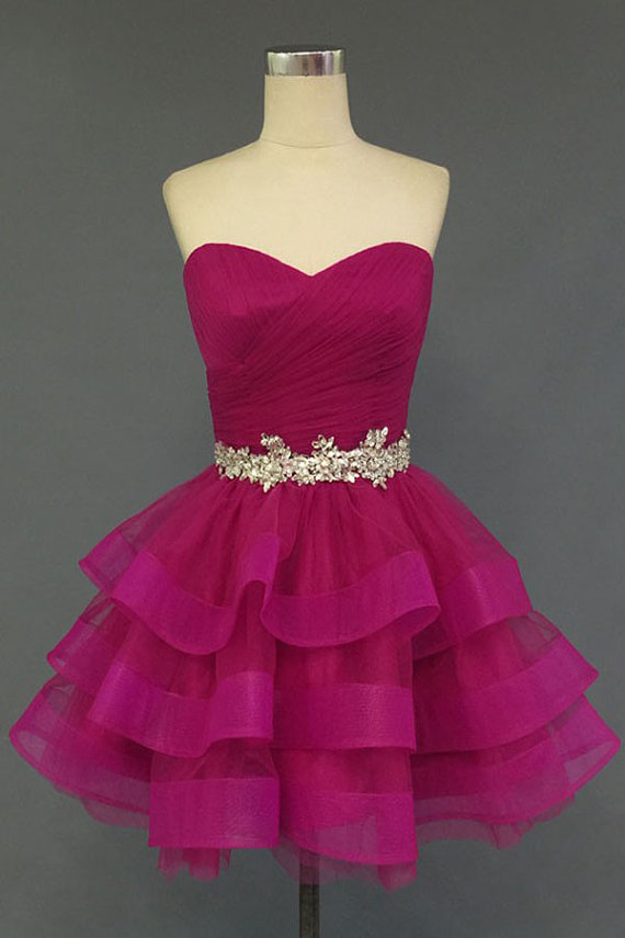 rose pink homecoming dresses