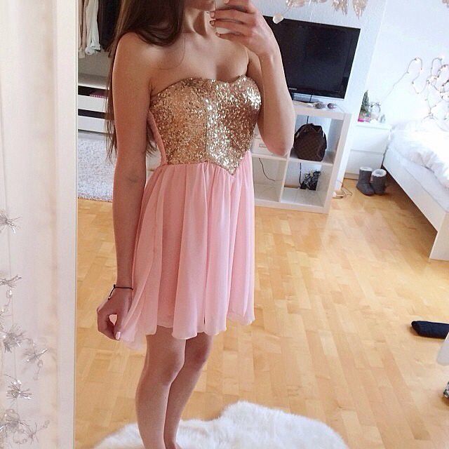 baby pink glitter dress