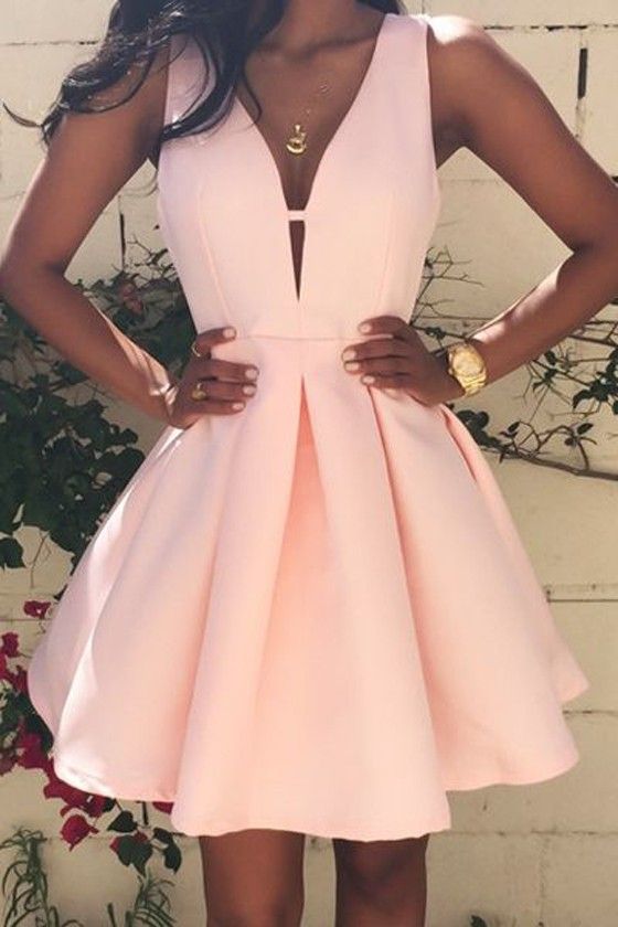 pearl pink homecoming dresses