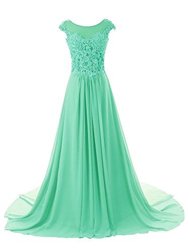 coral green dress