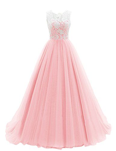 pink long gown