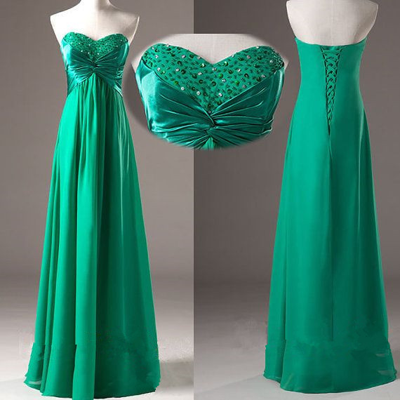 pretty green dress