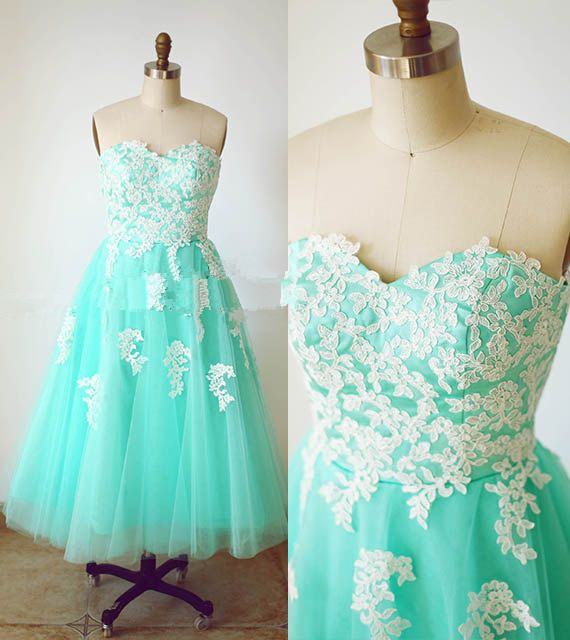 turquoise graduation dress