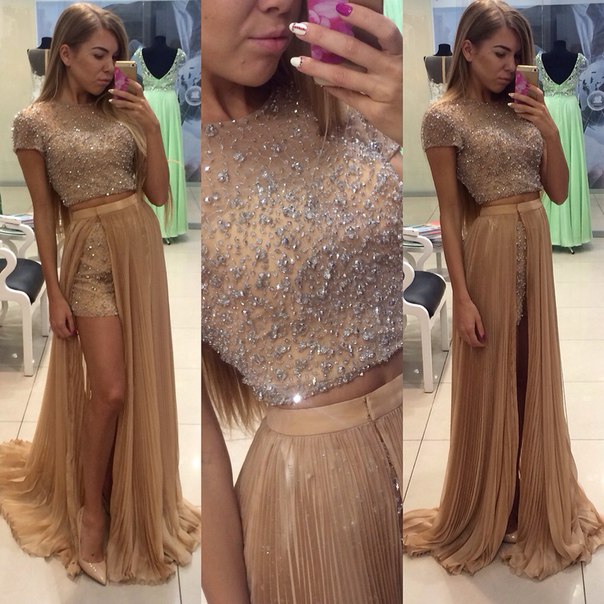 Charming Prom Dress O Neck Prom Dress A Line Prom Dress Chiffon