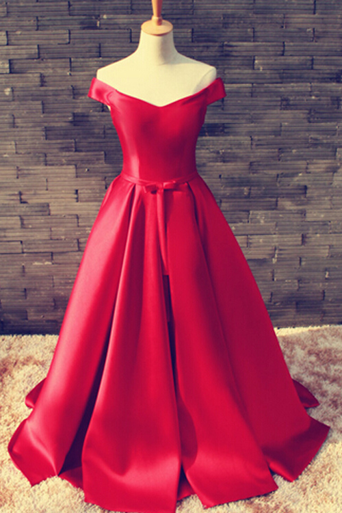 best red prom dresses