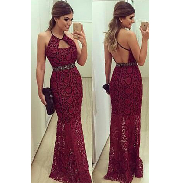 burgundy lace dress for wedding