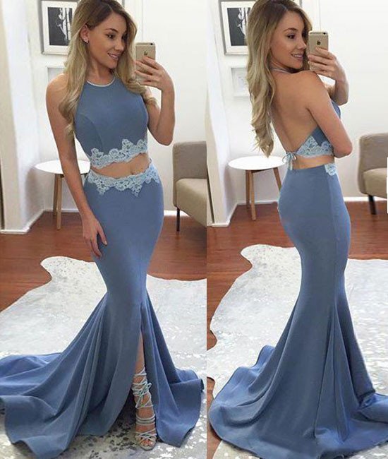 Prom Dress New Cheap Mermaid Prom Dresses Simple Two Pieces