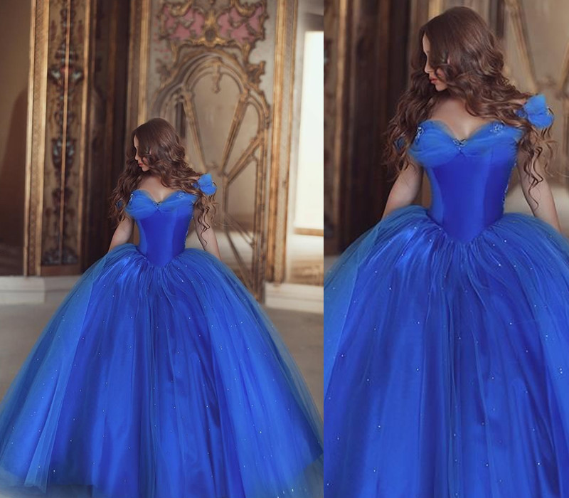 Purple Cinderella Prom Dresses