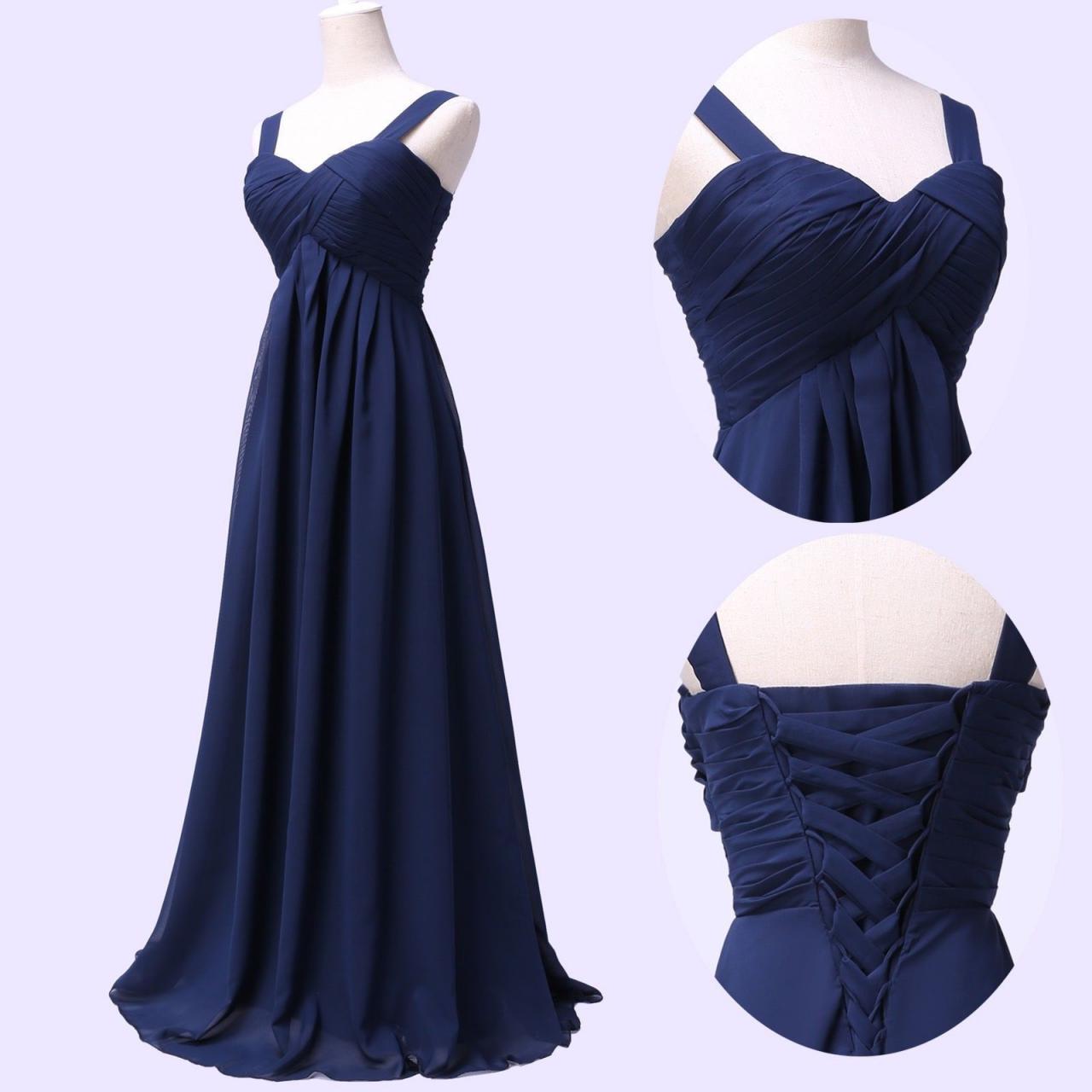 navy blue formal dress for wedding