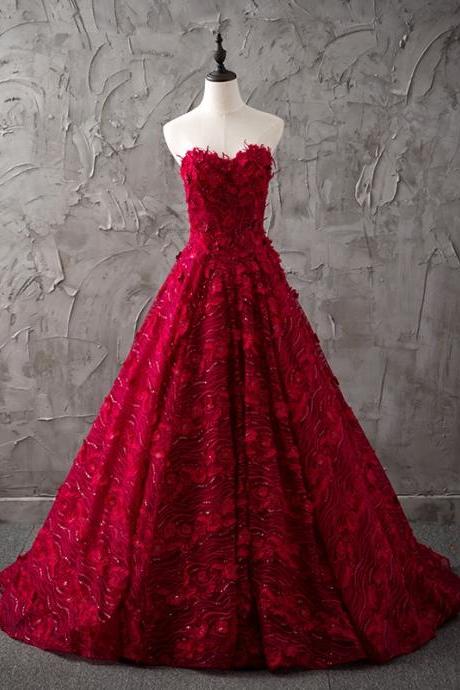 elegant red dresses for wedding