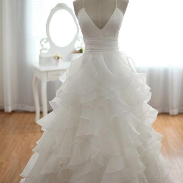 Sexy Wedding Dresses Beach Bridesmaid Dresses Tulle Organza