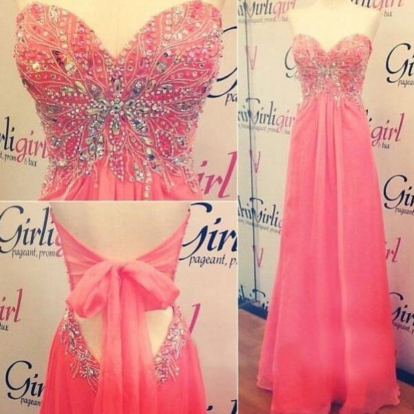  Prom Dress, Charming Pink..