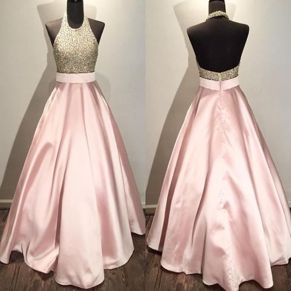 Prom Dress, Pink Prom Dres..